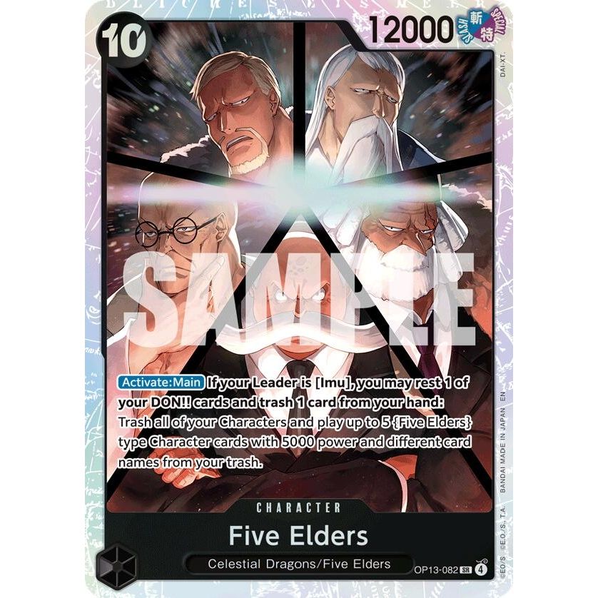 Image for Five Elders (OP13-082) (OP13) - One Piece Card Game