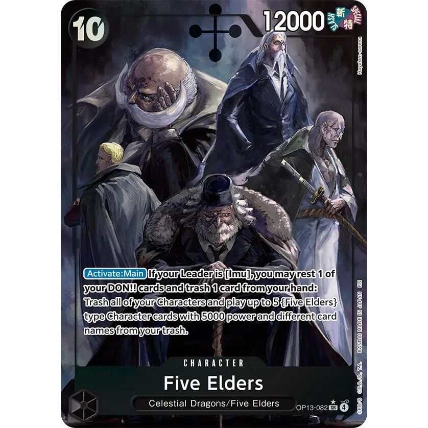 Image for Five Elders (Alternate Art) (OP13-082) (OP13) - One Piece Card Game