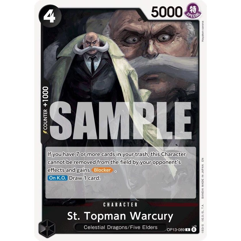 Image for St. Topman Warcury (OP13-089) (OP13) - One Piece Card Game