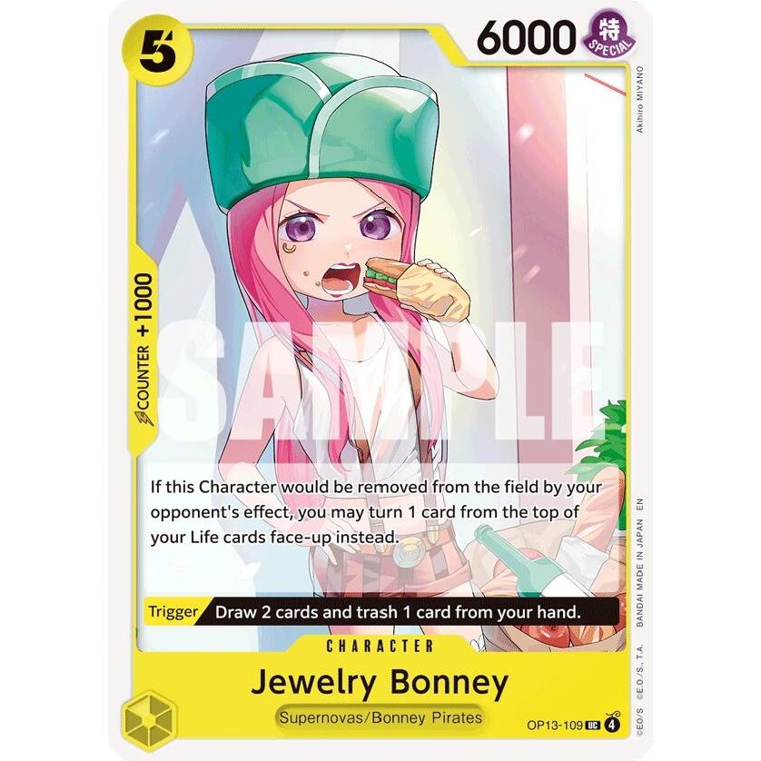 Image for Jewelry Bonney (109) (OP13-109) (OP13) - One Piece Card Game