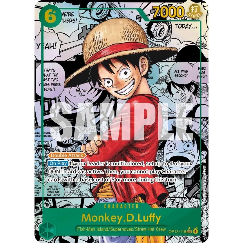Image for Monkey.D.Luffy (118) (Super Alternate Art) (OP13-118) (OP13) - One Piece Card Game