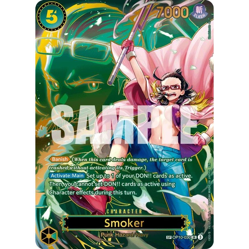 Image for Smoker - OP10-030 (SP) (OP10-030) (OP13) - One Piece Card Game