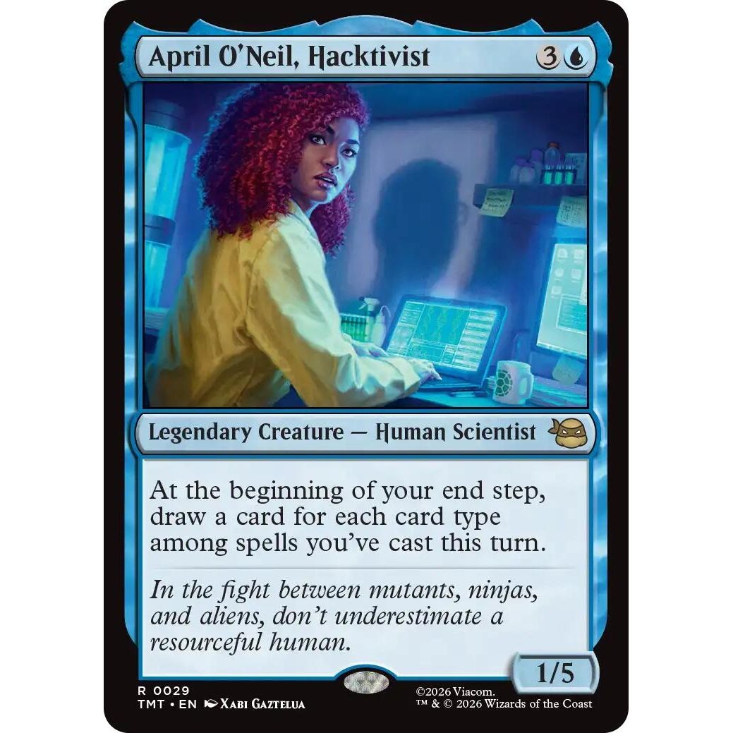 Image for April O'Neil, Hacktivist (29) (TMT) - Magic: The Gathering