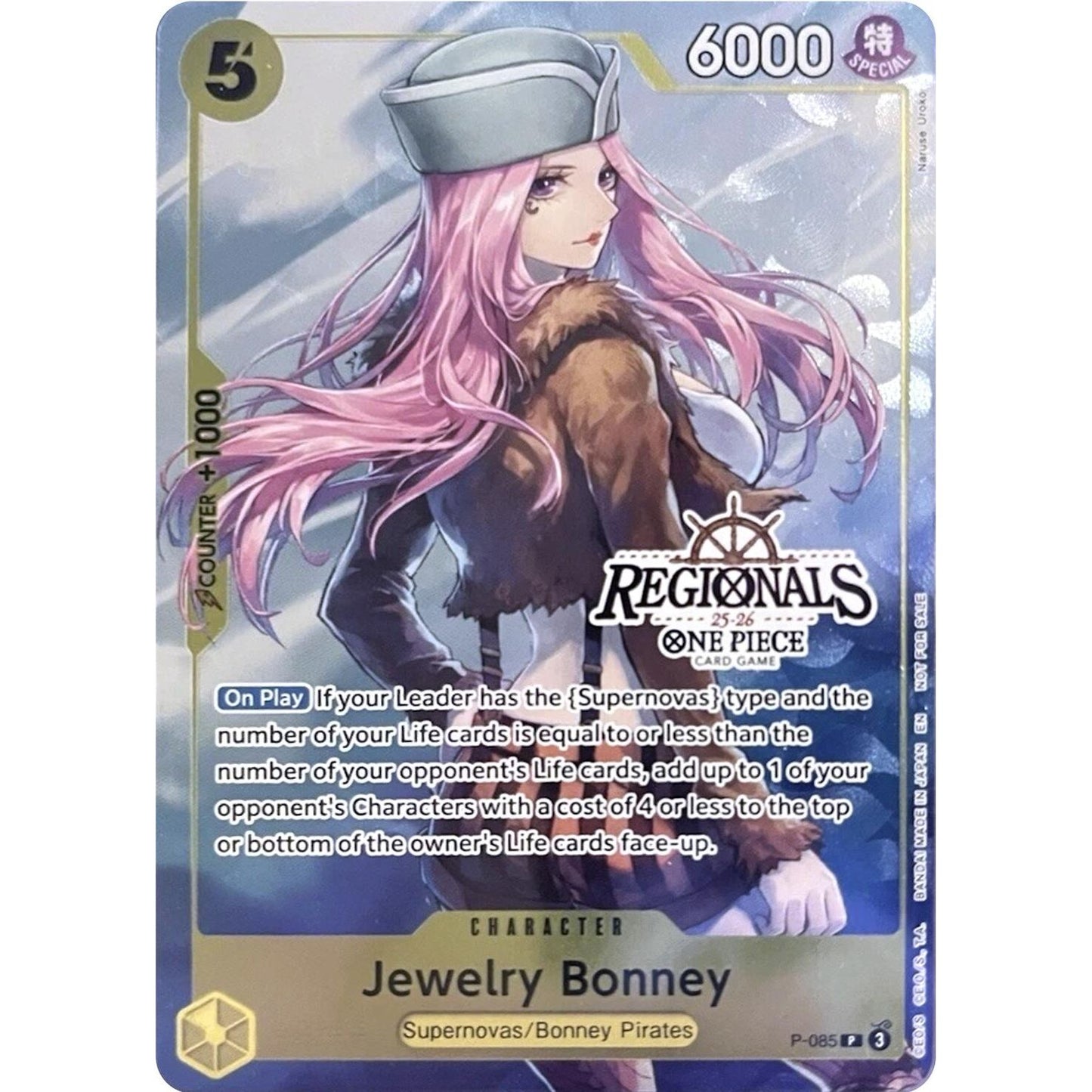 Image for Jewelry Bonney (CS 25-26 Regionals Textured Chase Promo) (P-085) (OP-PR) - One Piece Card Game