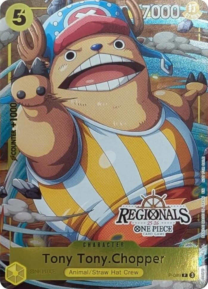 Tony Tony.Chopper (CS 25-26 Regionals Textured Chase Promo) (P-089) (OP-PR)