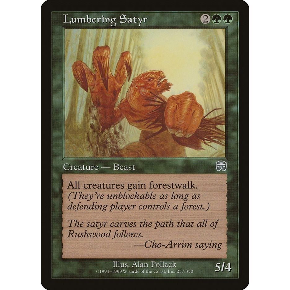 Image for Lumbering Satyr (257) (MMQ) - Magic: The Gathering