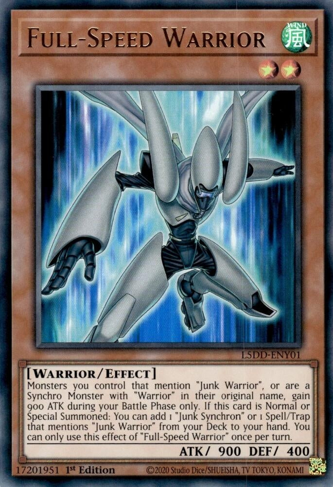 Image for Full-Speed Warrior (L5DD-ENY01) (L5DD) - YuGiOh