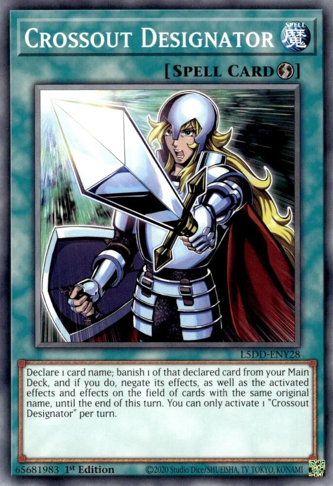 Image for Crossout Designator (L5DD-ENY28) (L5DD) - YuGiOh