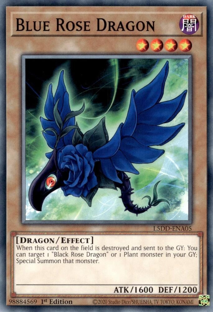 Image for Blue Rose Dragon (L5DD-ENA05) (L5DD) - YuGiOh
