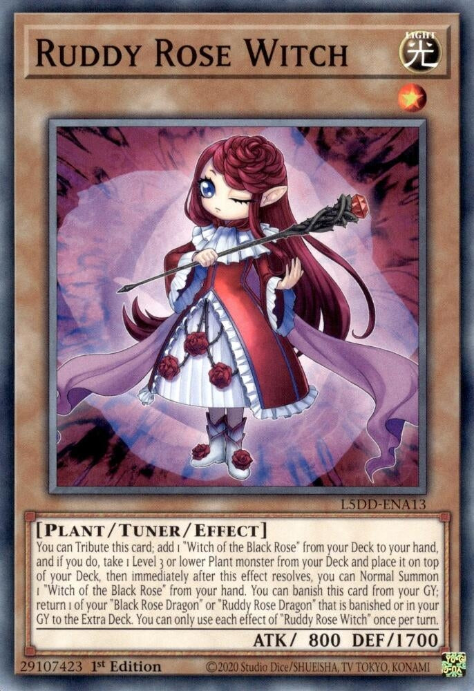 Image for Ruddy Rose Witch (L5DD-ENA13) (L5DD) - YuGiOh