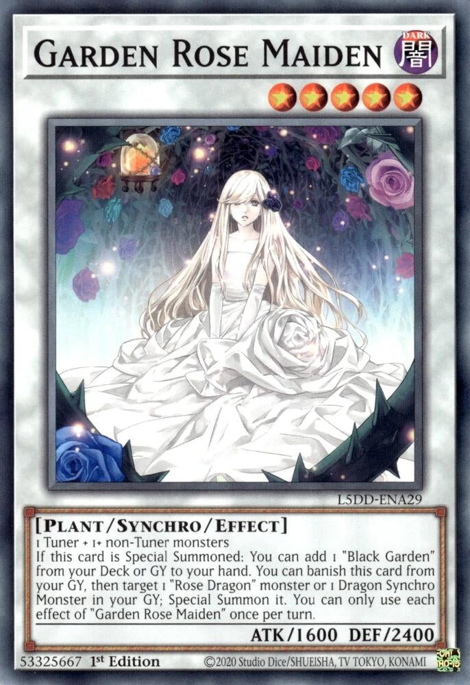 Image for Garden Rose Maiden (L5DD-ENA29) (L5DD) - YuGiOh