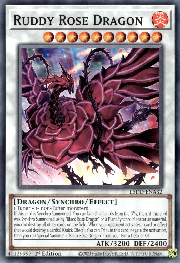 Image for Ruddy Rose Dragon (L5DD-ENA32) (L5DD) - YuGiOh