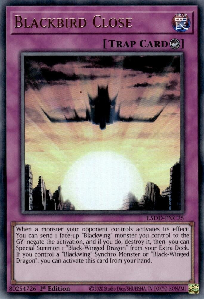Image for Blackbird Close (L5DD-ENC25) (L5DD) - YuGiOh