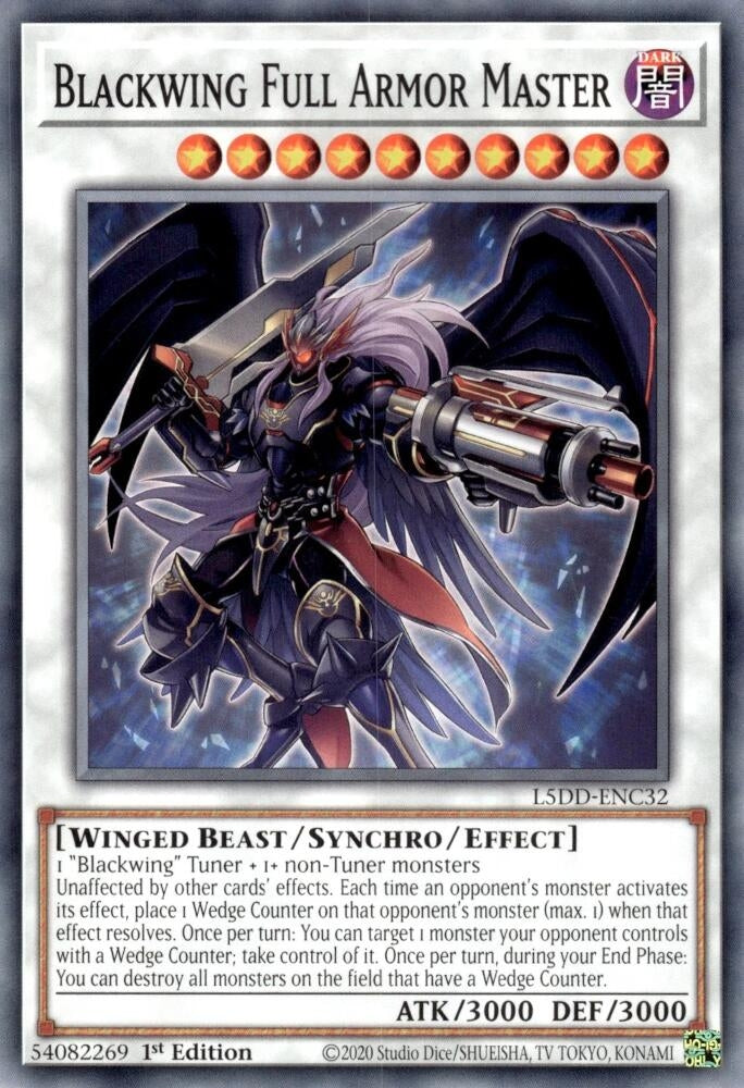 Image for Blackwing Full Armor Master (L5DD-ENC32) (L5DD) - YuGiOh