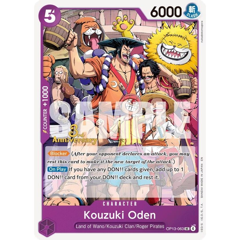 Image for Kouzuki Oden (OP13-063) (OP13 ANN) - One Piece Card Game
