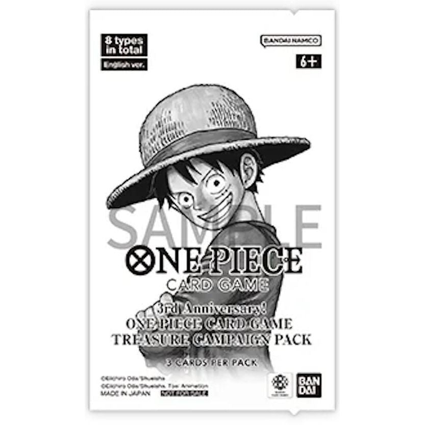 Image for 3rd Anniversary One Piece Card Game Treasure Campaign Pack - One Piece Card Game