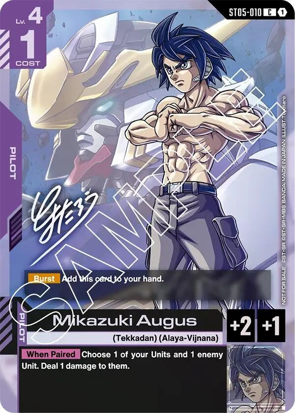 Image for Mikazuki Augus (Event Promo) (ST05-010) (GCG-PR) - Gundam Card Game