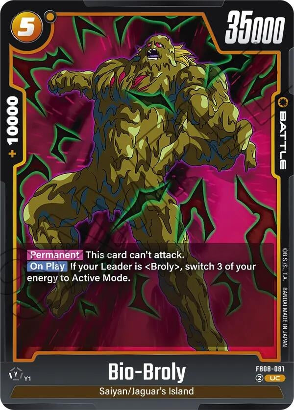 Image for Bio-Broly (FB08-081) (FB08) - Dragon Ball Super: Fusion World