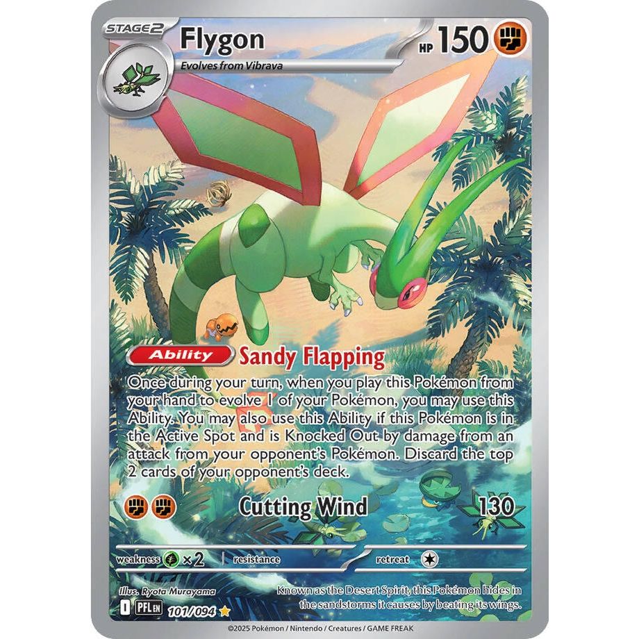 101 pokemon cards Flygon (101/094) (PFL) | Buy Pokemon Cards Canada