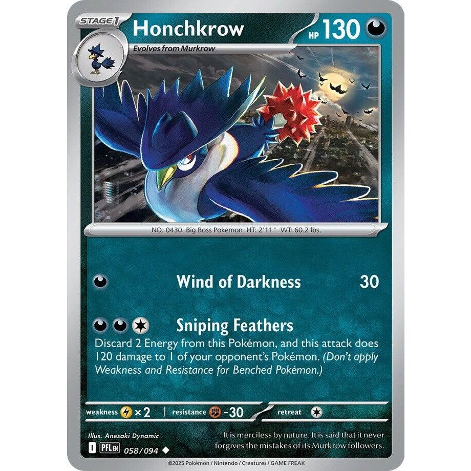 Image for Honchkrow (058/094) (PFL) - Pokemon