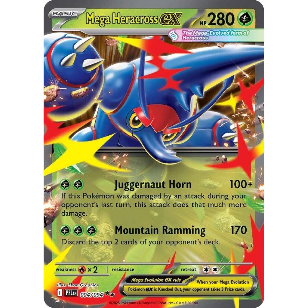 Image for Mega Heracross ex (004/094) (PFL) - Pokemon