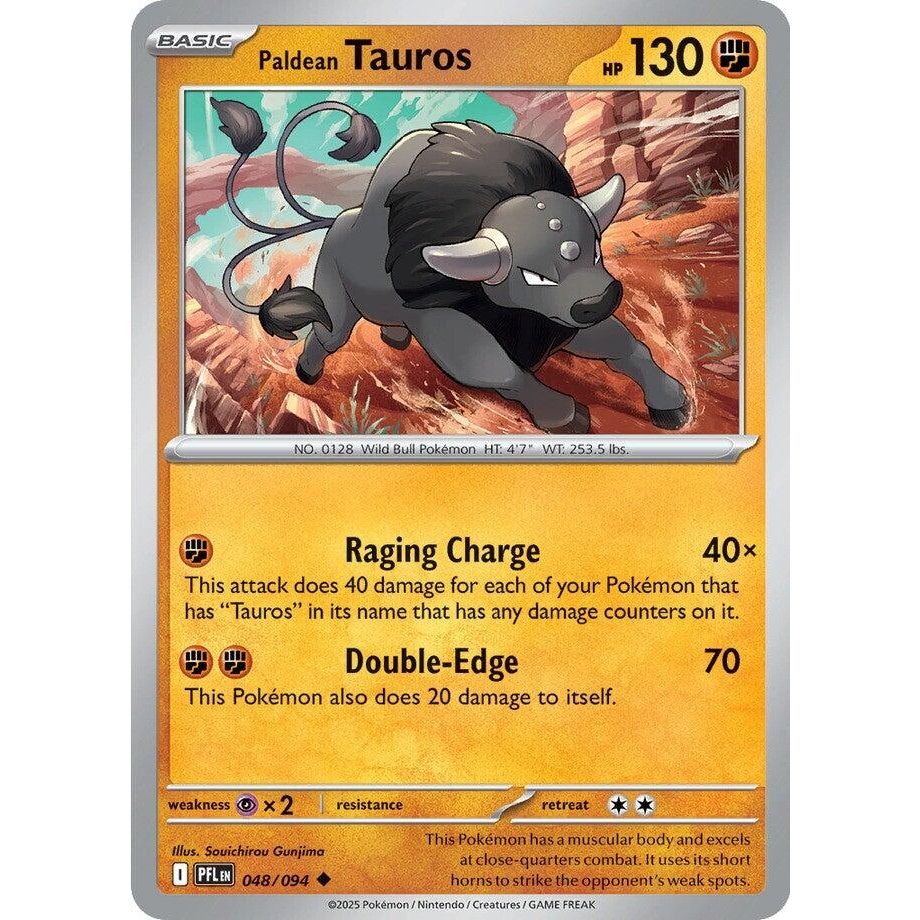 Image for Paldean Tauros (048/094) (PFL) - Pokemon