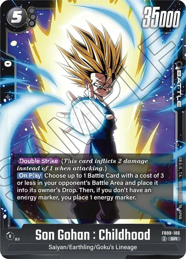 Image for Son Gohan : Childhood - FB08-106 (FB08-106) (FB08) - Dragon Ball Super: Fusion World