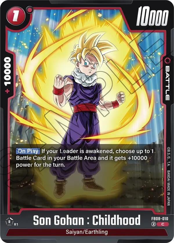 Image for Son Gohan : Childhood - FB08-010 (FB08-010) (FB08) - Dragon Ball Super: Fusion World