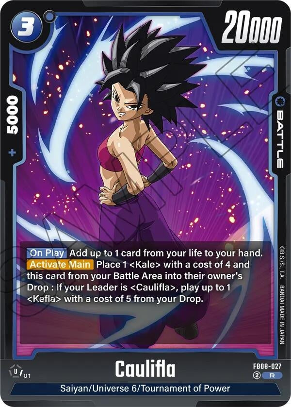 Image for Caulifla - FB08-027 (FB08-027) (FB08) - Dragon Ball Super: Fusion World