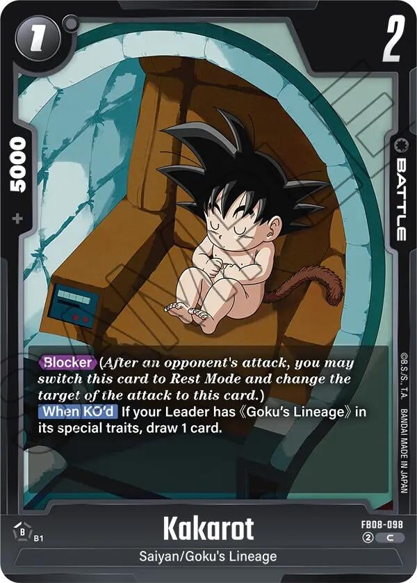 Image for Kakarot - FB08-098 (FB08-098) (FB08) - Dragon Ball Super: Fusion World