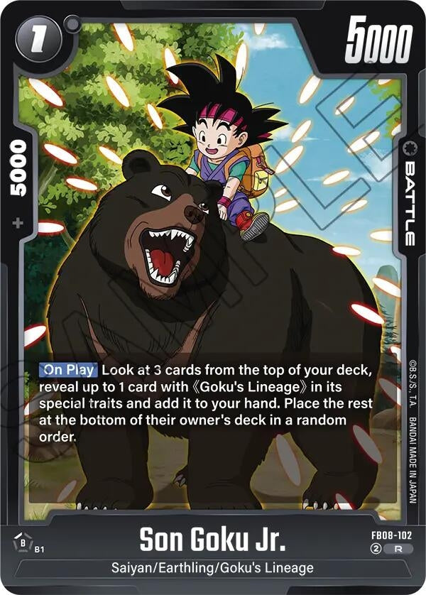 Image for Son Goku Jr. - FB08-102 (FB08-102) (FB08) - Dragon Ball Super: Fusion World