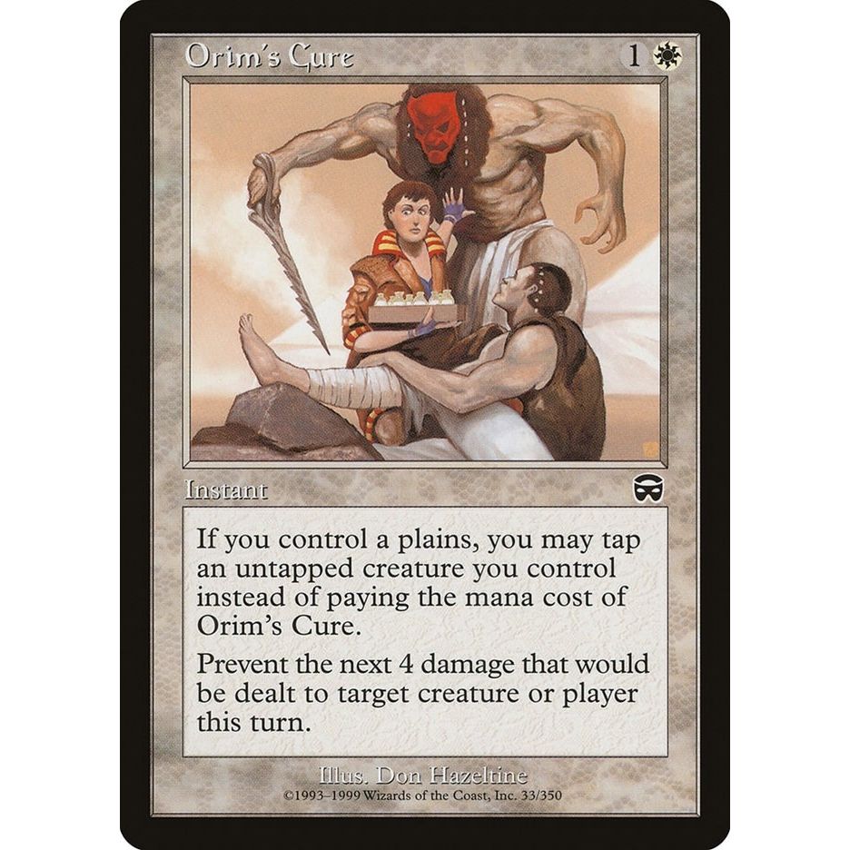 Image for Orim's Cure (33) (MMQ) - Magic: The Gathering