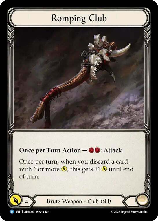Image for Romping Club (ARR002) - Flesh and Blood TCG