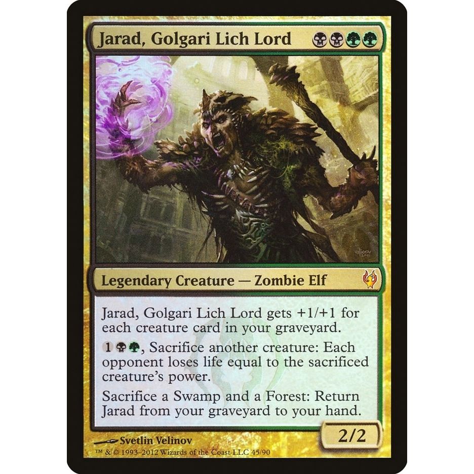 Image for Jarad, Golgari Lich Lord (45) (DDJ) - Magic: The Gathering