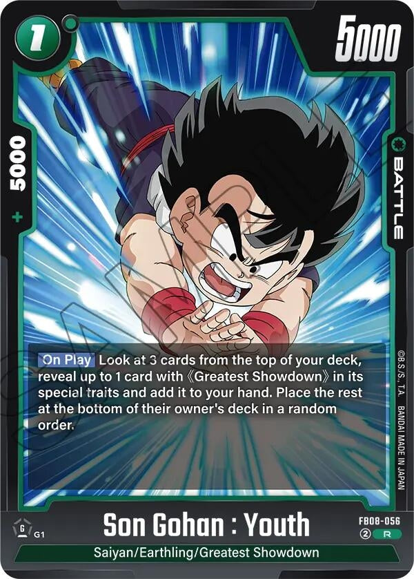 Image for Son Gohan : Youth - FB08-056 (FB08-056) (FB08) - Dragon Ball Super: Fusion World