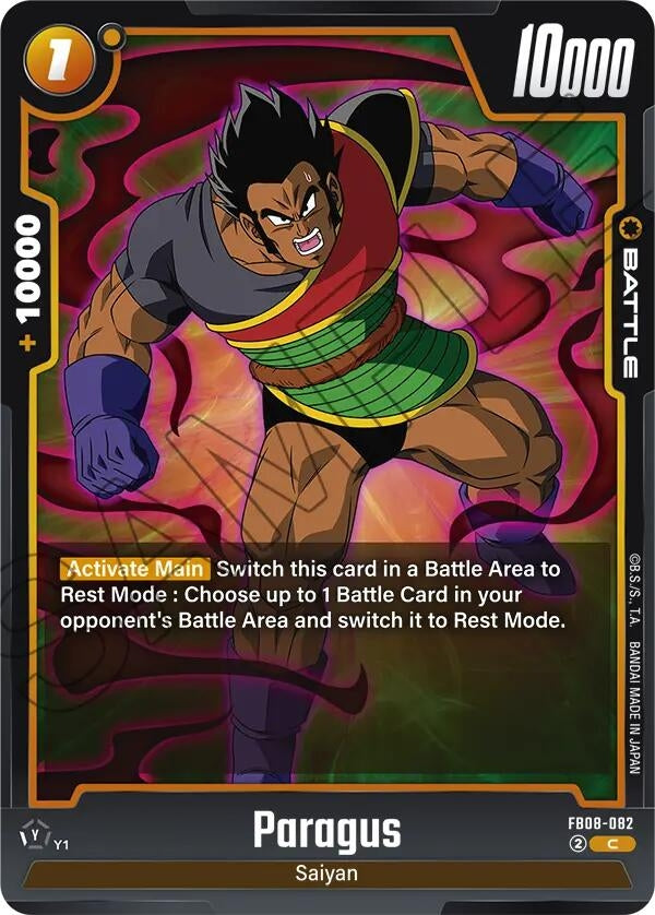 Image for Paragus - FB08-082 (FB08-082) (FB08) - Dragon Ball Super: Fusion World