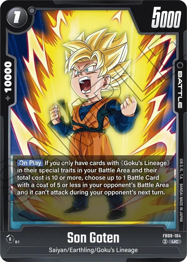 Image for Son Goten (FB08-104) (FB08) - Dragon Ball Super: Fusion World