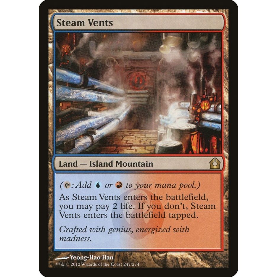 Image for Steam Vents (247) (RTR) - Magic: The Gathering