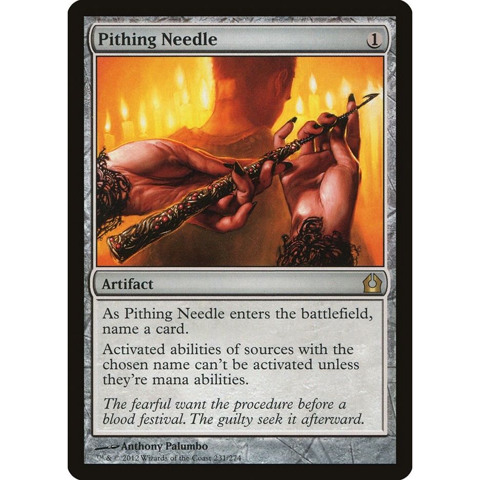 Image for Pithing Needle (231) (RTR) - Magic: The Gathering