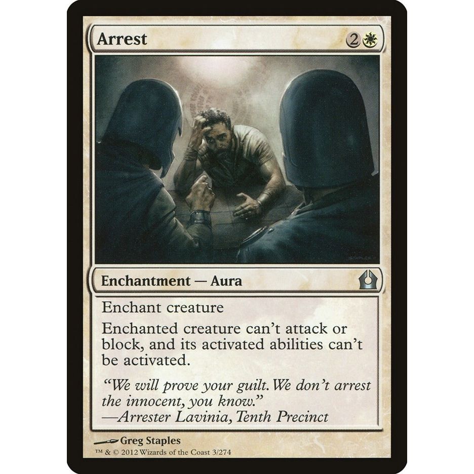 Image for Arrest (3) (RTR) - Magic: The Gathering