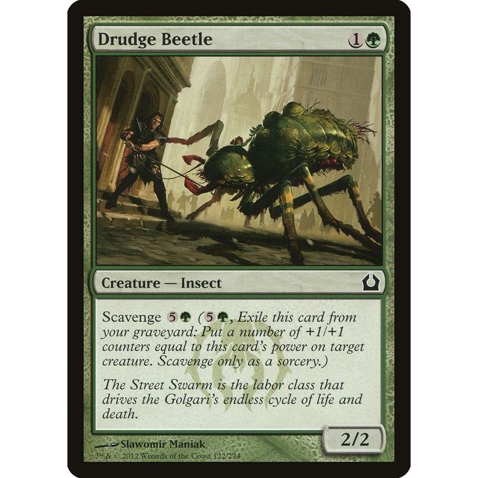 Image for Drudge Beetle (122) (RTR) - Magic: The Gathering
