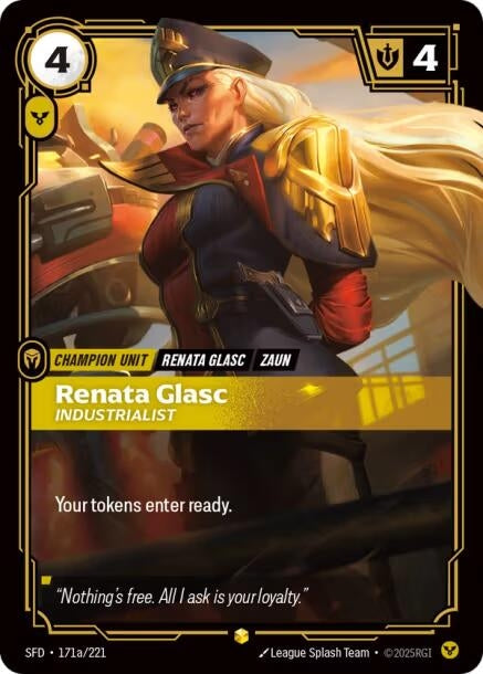 Image for Renata Glasc, Industrialist (Alternate Art) (171a/221) (SFD) - Riftbound: League of Legends Trading Card Game