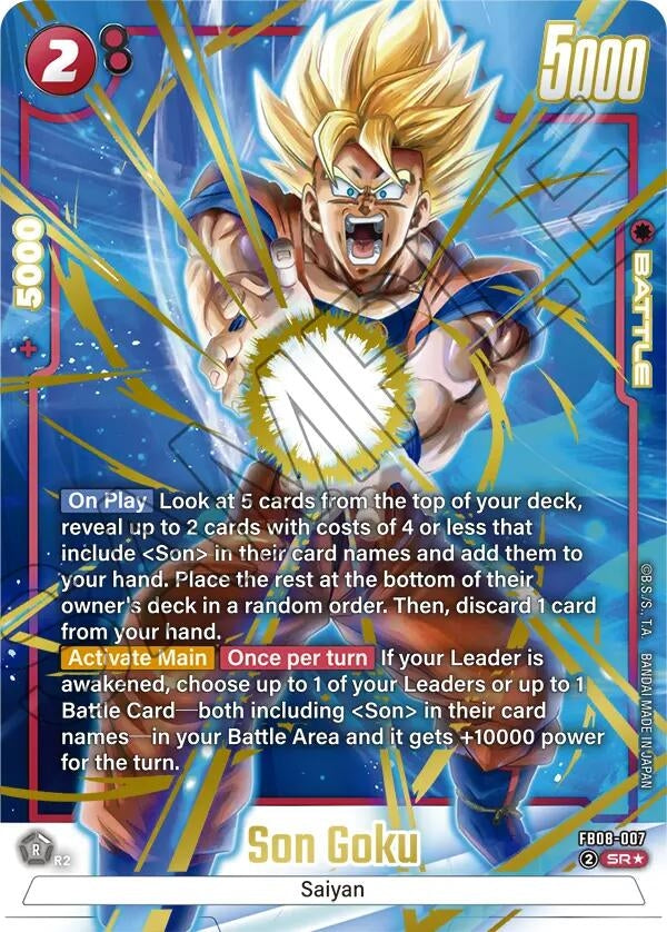 Image for Son Goku - FB08-007 (Alternate Art) (FB08-007) (FB08) - Dragon Ball Super: Fusion World