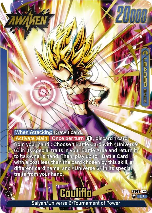 Image for Caulifla - FB08-025 (Alternate Art) (FB08-025) (FB08) - Dragon Ball Super: Fusion World