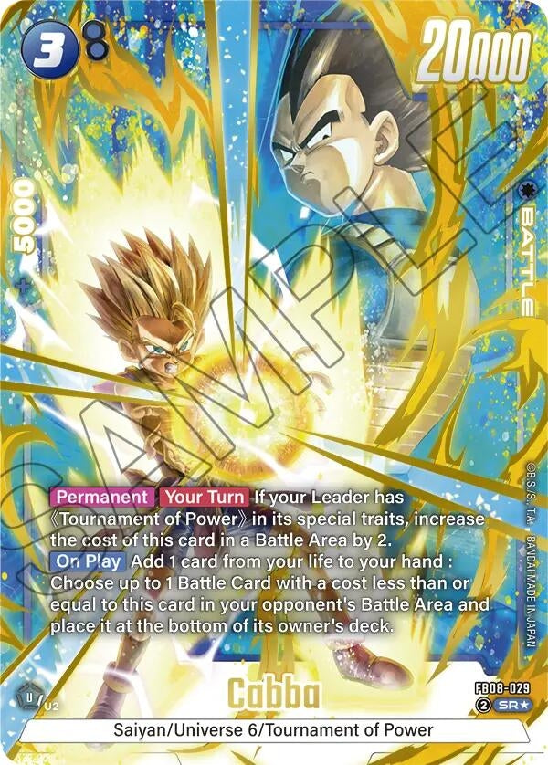 Image for Cabba - FB08-029 (Alternate Art) (FB08-029) (FB08) - Dragon Ball Super: Fusion World