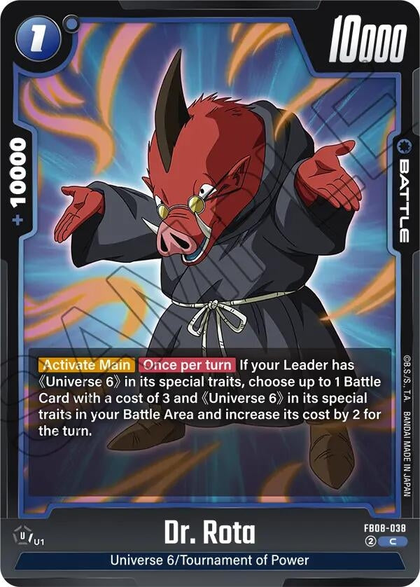 Image for Dr. Rota (FB08-038) (FB08) - Dragon Ball Super: Fusion World