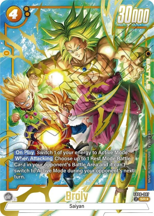 Image for Broly - FB08-087 (Alternate Art) (FB08-087) (FB08) - Dragon Ball Super: Fusion World