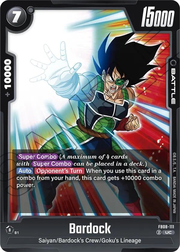 Image for Bardock - FB08-111 (FB08-111) (FB08) - Dragon Ball Super: Fusion World