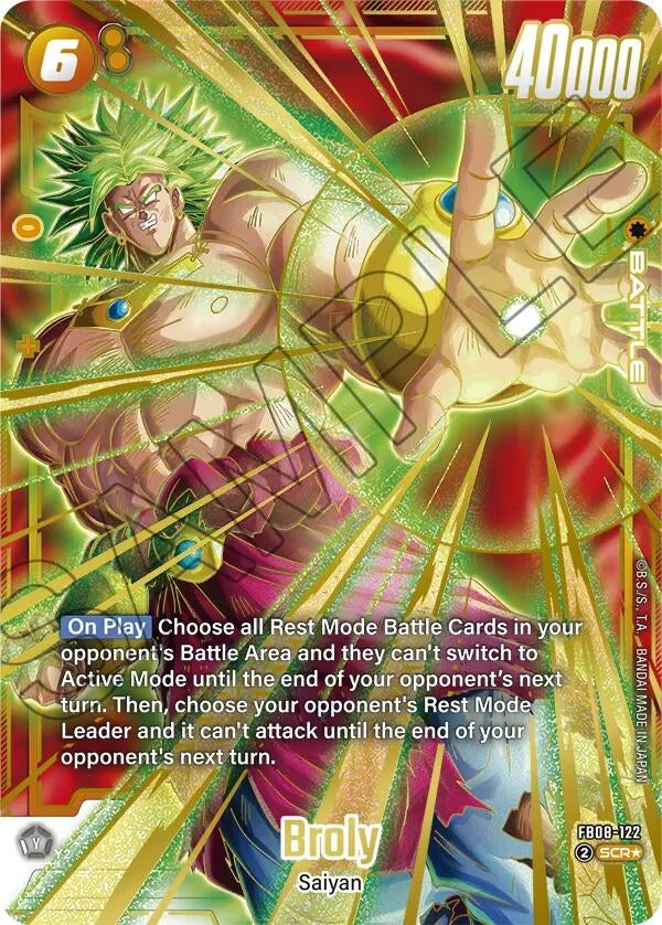 Image for Broly - FB08-122 (Alternate Art) (FB08-122) (FB08) - Dragon Ball Super: Fusion World