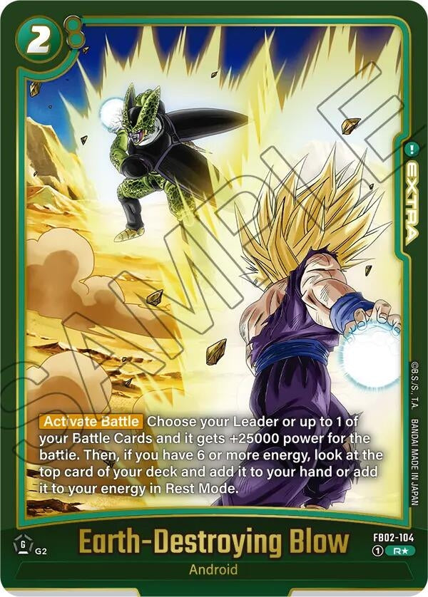 Image for Earth-Destroying Blow (Alternate Art) (FB02-104) (FB02_AR) - Dragon Ball Super: Fusion World